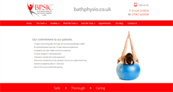 Desktop Screenshot of bathphysio.co.uk